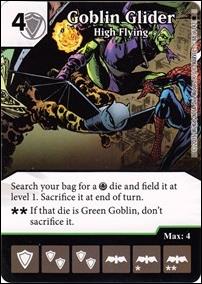 Marvel Dice Masters Amazing Spider-Man card 88 Goblin Glider: High Flying