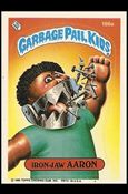 Garbage Pail Kids: Series 05 (Base Set) card 186a Iron-Jaw Aaron