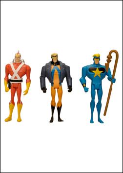 DC Universe: Justice League Unlimited - Fan Collection (3-Packs) figure 7 Adam Strange, Animal Man and Star Man