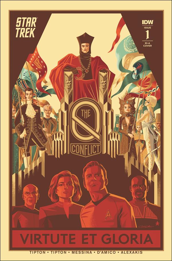 Star Trek: The Q Conflict issue 1-C George Caltsoudas 1:10 Cover