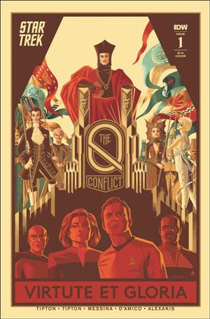 Star Trek: The Q Conflict issue 1-C George Caltsoudas 1:10 Cover