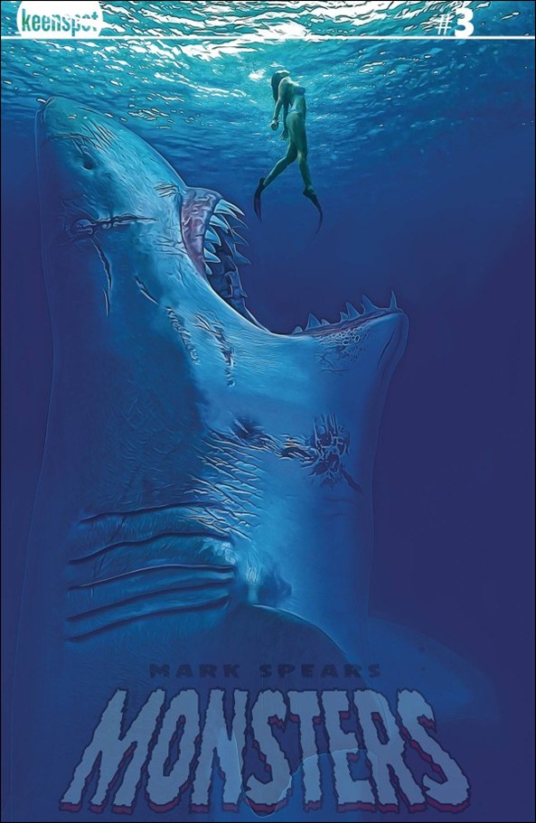 Mark Spears Monsters issue 3-G Mark Spears Metal Cover