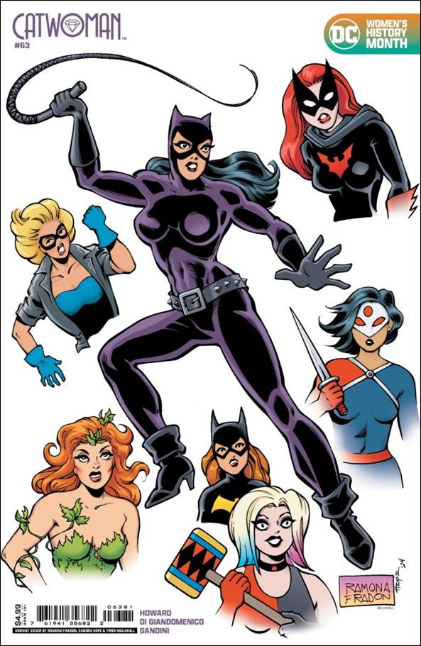 Catwoman (2018) issue 63-F Ramona Fradon Women's History Month Cover