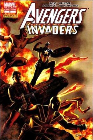 Avengers/Invaders issue 8-B Steve Epting 1:25 Cover