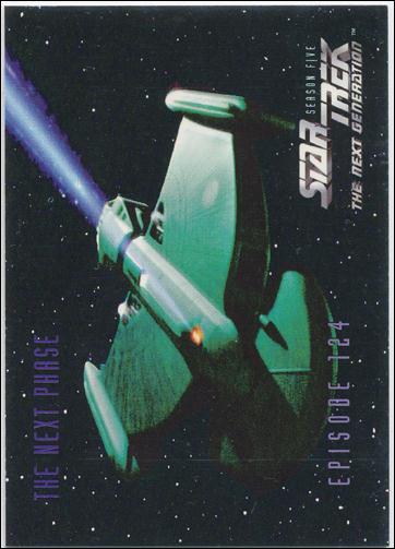 Star Trek: The Next Generation - The Episode Collection Season Five (Base Set) card 499 The Next Phase, Episode 124A