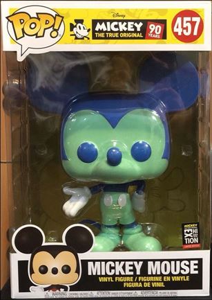 POP! Disney figure 457-B Mickey Mouse (Blue/Green) (10 Inch) NYC Exhibition
