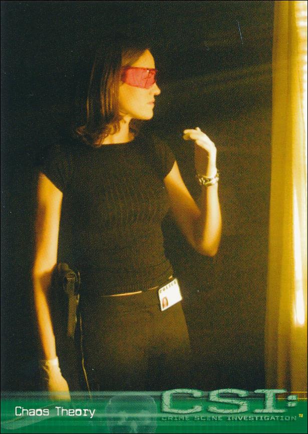 CSI: Crime Scene Investigation - Series One (Base Set) card 25 Chaos Theory