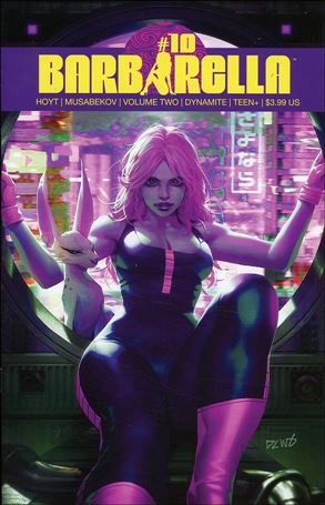 Barbarella (2021) issue 10-H Derrick Chew Ultraviolet Cover