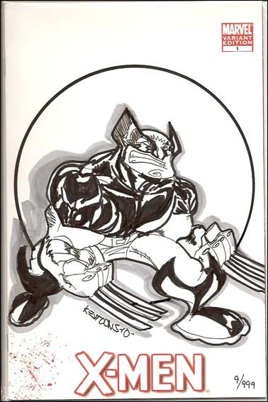 X-Men (2010) issue 1-J DF Blank Cover (Sketch by Kevin Greaves) 1/999