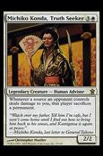 Magic the Gathering: Saviors of Kamigawa (Base Set) card 19 Michiko Konda, Truth Seeker