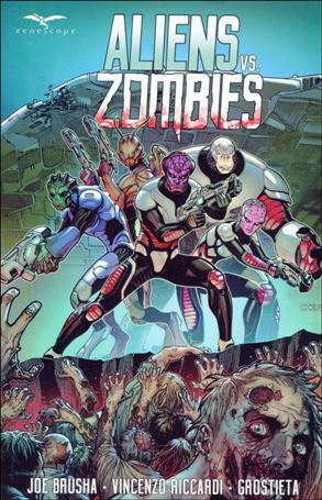 Aliens vs Zombies Cover Image 1