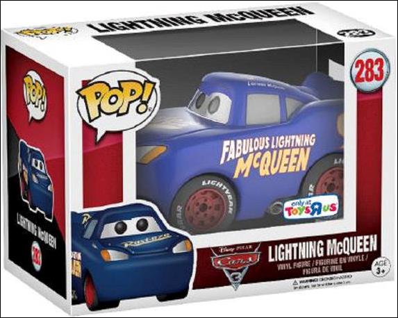 POP! Disney figure 283 Lightning McQueen (Fabulous) Toys R Us