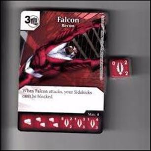 Marvel Dice Masters Uncanny X-Men  card 71 Falcon: Recon 