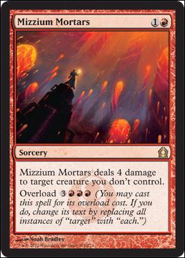 Magic the Gathering: Return to Ravnica (Base Set) card 100 Mizzium Mortars