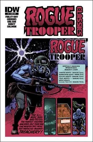 Rogue Trooper Classics issue 3-B Mike Dorey Subscription Cover