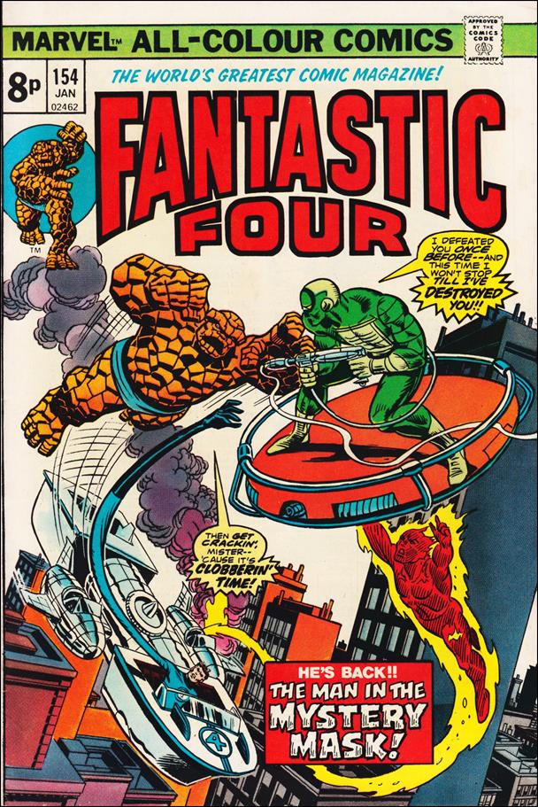 Fantastic Four (1961) issue 154-B UK Price Cover