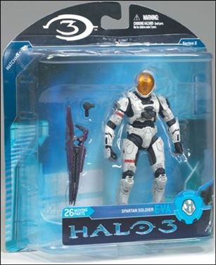Halo 3 Multiplayer (Series 2) figure 3 Spartan E.V.A. (White Armor)