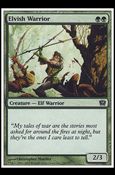 Magic the Gathering: 9th Edition (Base Set) card 240 Elvish Warrior