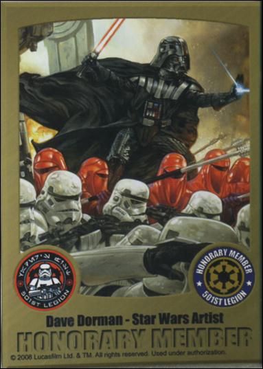 Star Wars 501st Legion (Promo) card 383 Dave Dorman - Star Wars Artist