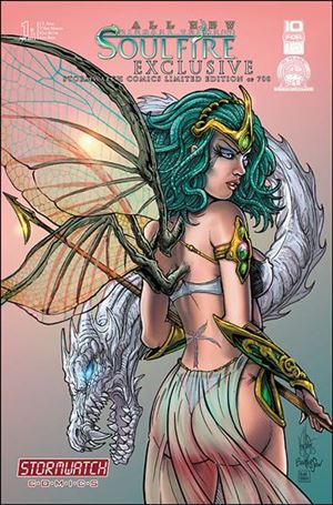 Michael Turner's Soulfire (2013) issue 1-D25 Ken Haeser Stormwatch Comics Cover 1/700