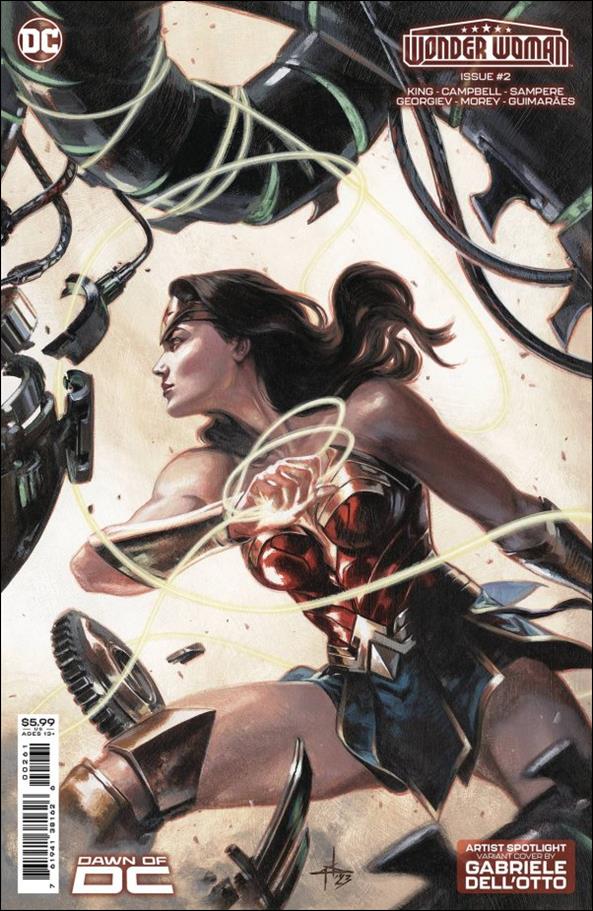 Wonder Woman (2023) issue 2-D Gabriele Dell'Otto Artist Cardstock Cover