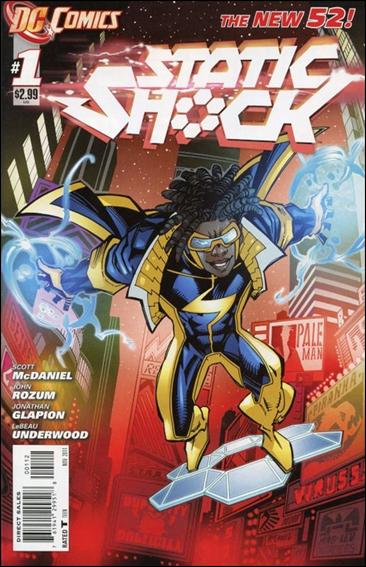 Static Shock issue 1-B Red Cover (2nd Printing)