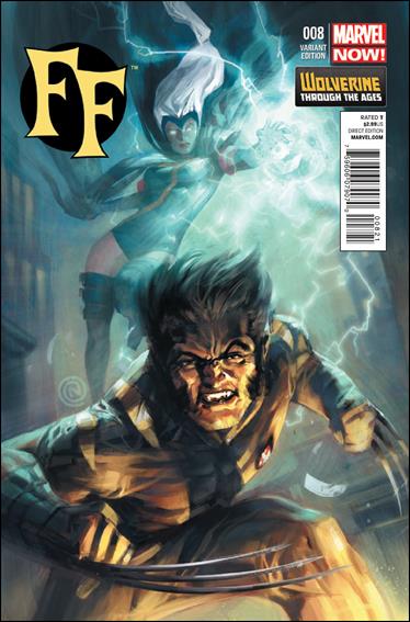 FF (2013) issue 8-B C. Nauck 1:20 "Wolverine Through the Ages" Cover