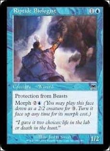 Magic the Gathering: Onslaught (Base Set) card 106 Riptide Biologist