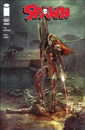 Spawn issue 315 Bjorn Barends Cover