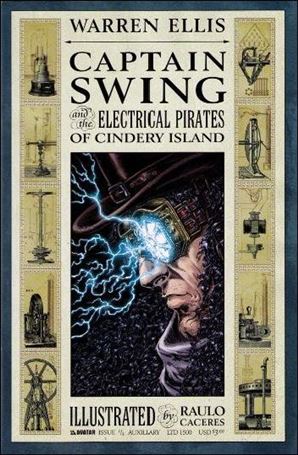 Captain Swing and the Electrical Pirates of Cindery Island issue 1-I Auxiliary Cover 1/1500