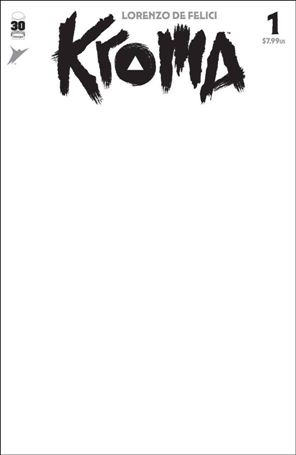 Kroma issue 1-E Blank/Sketch Cover