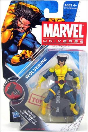 Marvel Universe (Series 2) figure 002-C Wolverine 