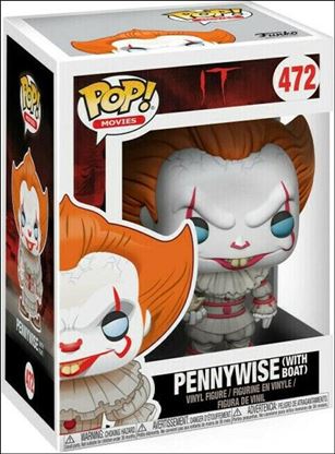 POP! Movies figure 472 Pennywise (with Boat) (Blue Eyes)