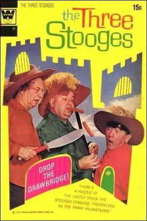 Three Stooges (1960) issue 55-B Whitman Cover