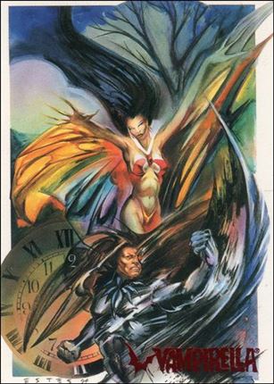 Visions of Vampirella card 75 Crosses paths with the Rook