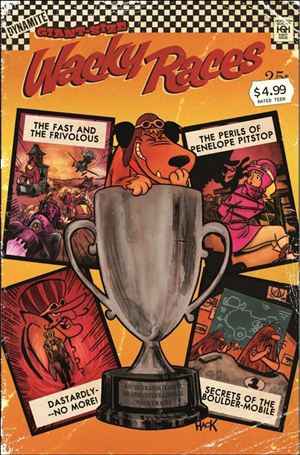 Giant-Size Wacky Races issue 1-C Robert Hack Cardstock Cover