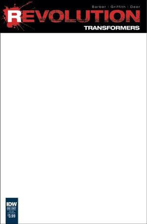 Transformers: Revolution issue 1-C Blank Subscription Cover