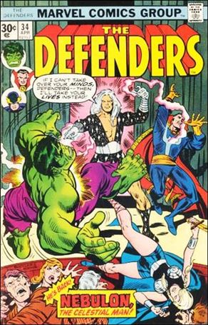Defenders (1972) issue 34-B 30 Cent Price Cover