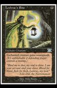 Magic the Gathering: 6th Edition (Base Set) card 141 Leshrac's Rite