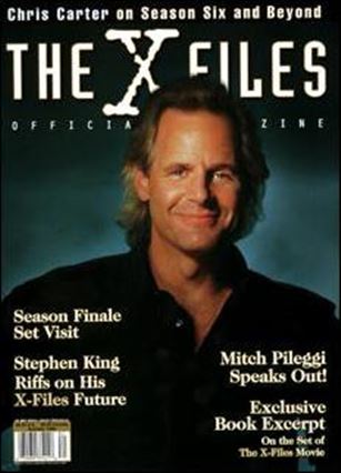 Official X-Files Magazine Volume 1 issue 6-B Chris Carter Cover