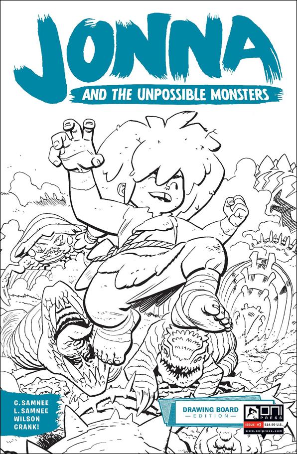 Jonna and the Unstoppable Monsters issue 1-H Chris Samnee Drawing Board Edition Cover