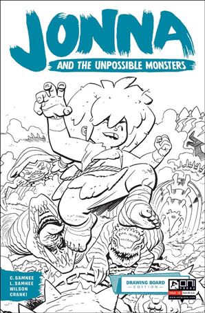 Jonna and the Unstoppable Monsters issue 1-H Chris Samnee Drawing Board Edition Cover