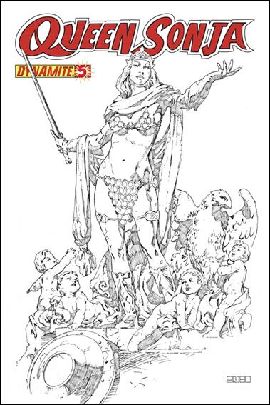 Queen Sonja issue 5-C Mel Rubi Sketch Cover