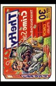 Wacky Packages All-New: Series 2 (Tattoo Subset) card 3 Thefty Crime Sak
