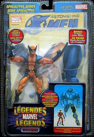 Marvel Legends (Apocalypse Series) figure 8-B Wolverine (Astonishing X-Men - Masked) (Canada)