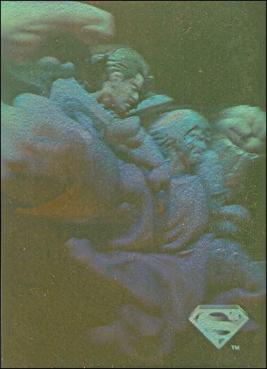 Superman Holo Series (Gold Hologram Parallel Base Set) card 44 Light Fight! 