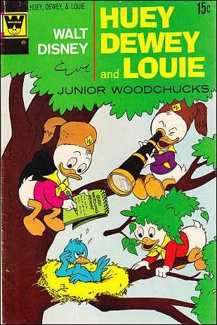 Walt Disney Huey, Dewey and Louie: Junior Woodchucks  issue 15-B Whitman Cover