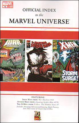 Official Index to the Marvel Universe issue 14