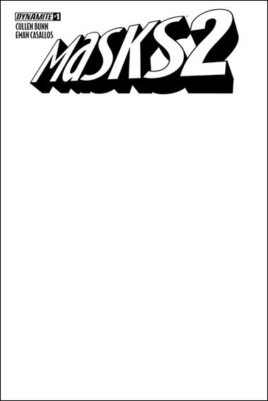 Masks 2 issue 1-D Blank Authentix Cover