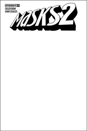 Masks 2 issue 1-D Blank Authentix Cover